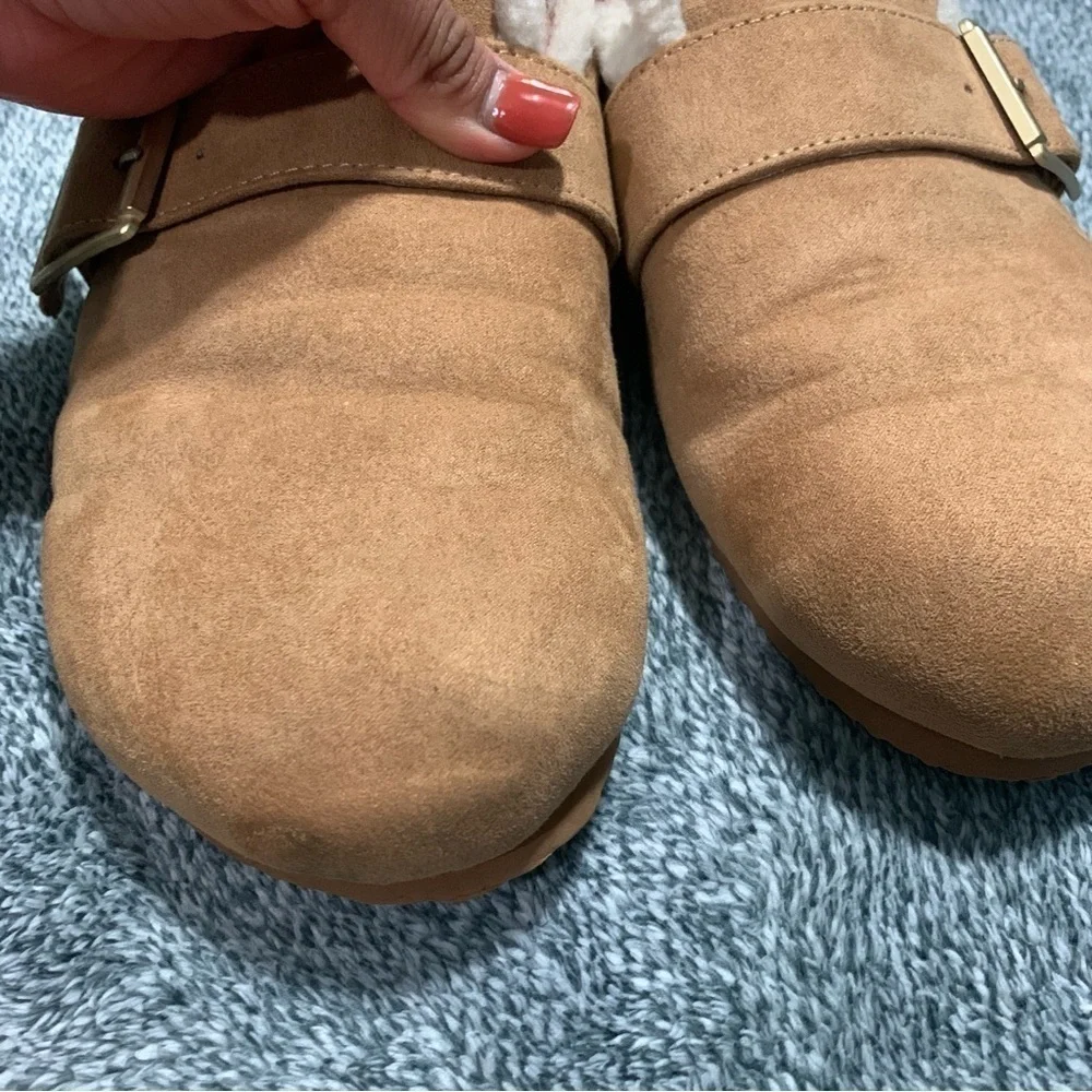 J. CREW - Sueded Sherpa Mules